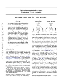 Operationalizing Complex Causes: A Pragmatic View of Mediation