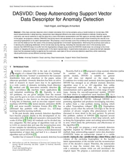 DASVDD: Deep Autoencoding Support Vector Data Descriptor for Anomaly
  Detection