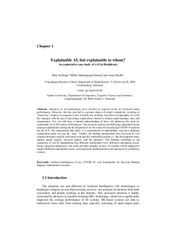 Explainable AI, but explainable to whom?
