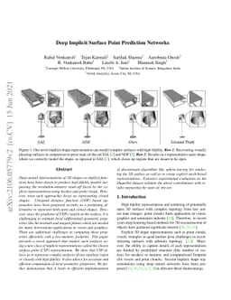 Deep Implicit Surface Point Prediction Networks