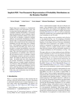 Implicit-PDF: Non-Parametric Representation of Probability Distributions
  on the Rotation Manifold