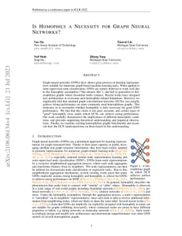 Is Homophily a Necessity for Graph Neural Networks?