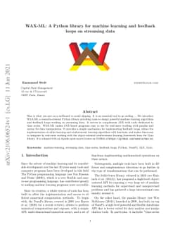 WAX-ML: A Python library for machine learning and feedback loops on
  streaming data