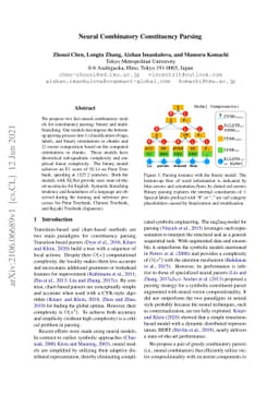 Neural Combinatory Constituency Parsing