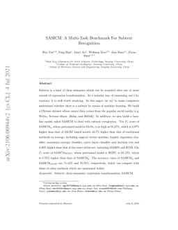 SASICM A Multi-Task Benchmark For Subtext Recognition