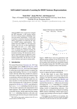 Self-Guided Contrastive Learning for BERT Sentence Representations
