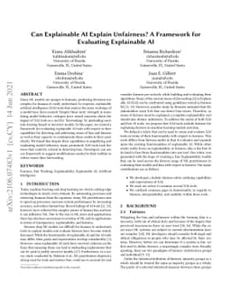Can Explainable AI Explain Unfairness? A Framework for Evaluating
  Explainable AI
