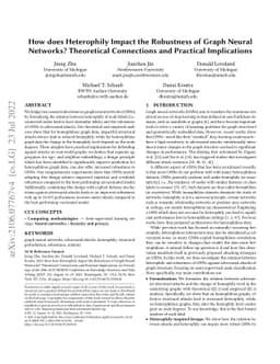 How does Heterophily Impact the Robustness of Graph Neural Networks?
  Theoretical Connections and Practical Implications