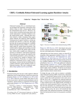 CRFL: Certifiably Robust Federated Learning against Backdoor Attacks