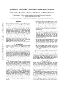 RyanSpeech: A Corpus for Conversational Text-to-Speech Synthesis