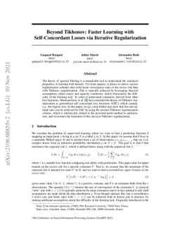 Beyond Tikhonov: Faster Learning with Self-Concordant Losses via
  Iterative Regularization