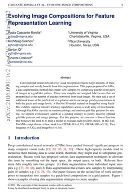 Evolving Image Compositions for Feature Representation Learning