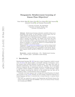 Mungojerrie: Reinforcement Learning of Linear-Time Objectives