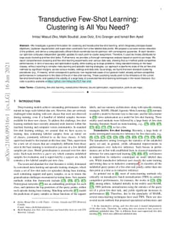 Transductive Few-Shot Learning: Clustering is All You Need?