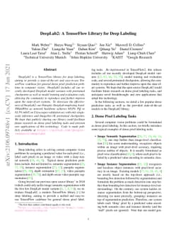 DeepLab2: A TensorFlow Library for Deep Labeling