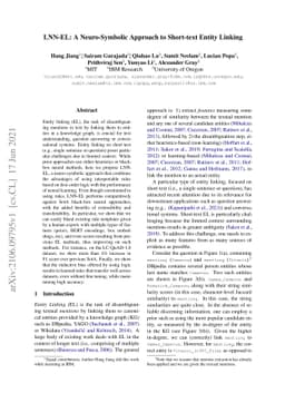 LNN-EL: A Neuro-Symbolic Approach to Short-text Entity Linking