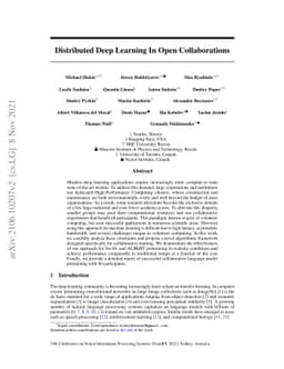 Distributed Deep Learning in Open Collaborations