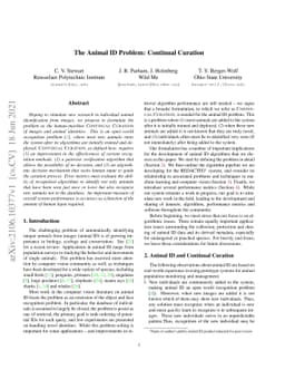 The Animal ID Problem: Continual Curation