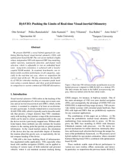 HybVIO: Pushing the Limits of Real-time Visual-inertial Odometry