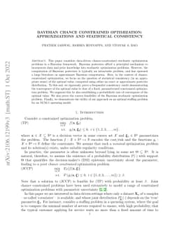 Bayesian Joint Chance Constrained Optimization: Approximations and
  Statistical Consistency