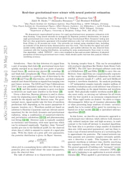 Real-time gravitational-wave science with neural posterior estimation