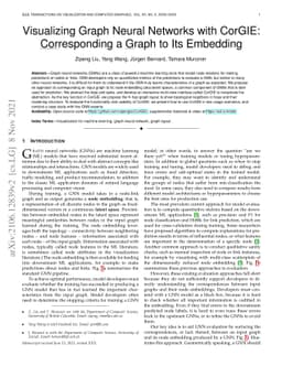 Visualizing Graph Neural Networks with CorGIE: Corresponding a Graph to
  Its Embedding