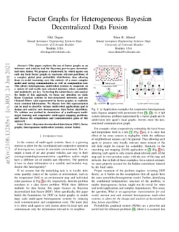 Factor Graphs for Heterogeneous Bayesian Decentralized Data Fusion