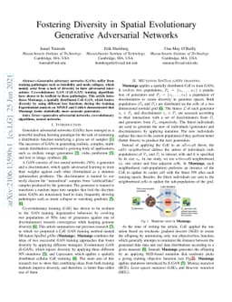 Fostering Diversity in Spatial Evolutionary Generative Adversarial
  Networks
