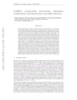 CADDA: Class-wise Automatic Differentiable Data Augmentation for EEG
  Signals