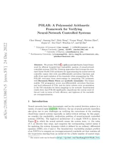 POLAR: A Polynomial Arithmetic Framework for Verifying Neural-Network
  Controlled Systems