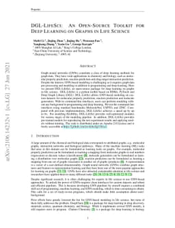 DGL-LifeSci: An Open-Source Toolkit for Deep Learning on Graphs in Life
  Science