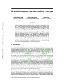 Hyperbolic Busemann Learning with Ideal Prototypes
