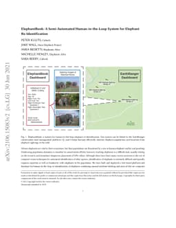 ElephantBook: A Semi-Automated Human-in-the-Loop System for Elephant
  Re-Identification