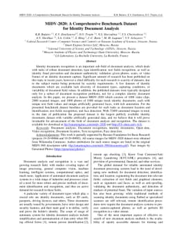 MIDV-2020: A Comprehensive Benchmark Dataset for Identity Document
  Analysis