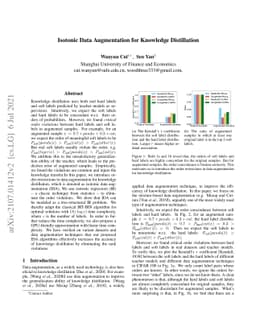 Isotonic Data Augmentation for Knowledge Distillation