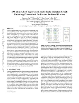 SM-SGE: A Self-Supervised Multi-Scale Skeleton Graph Encoding Framework
  for Person Re-Identification
