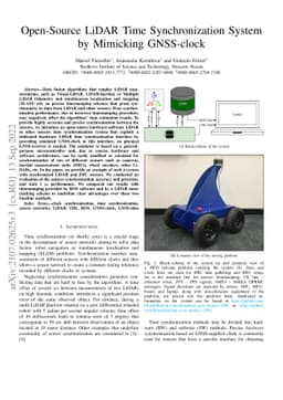 Open-Source LiDAR Time Synchronization System by Mimicking GNSS-clock