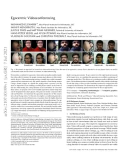 Egocentric Videoconferencing