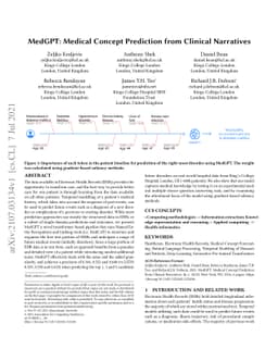 MedGPT: Medical Concept Prediction from Clinical Narratives