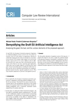 Demystifying the Draft EU Artificial Intelligence Act