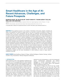 Smart Healthcare in the Age of AI: Recent Advances, Challenges, and
  Future Prospects