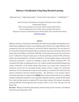 Malware Classification Using Deep Boosted Learning