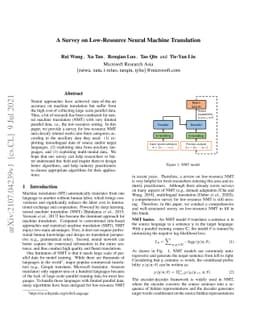 A Survey on Low-Resource Neural Machine Translation