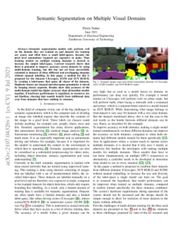 Semantic Segmentation on Multiple Visual Domains