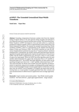 eGHWT: The Extended Generalized Haar-Walsh Transform
