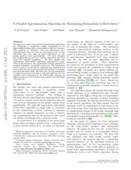 A Parallel Approximation Algorithm for Maximizing Submodular
  $b$-Matching