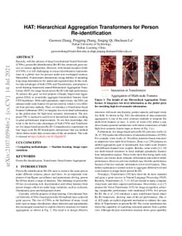 HAT: Hierarchical Aggregation Transformers for Person Re-identification