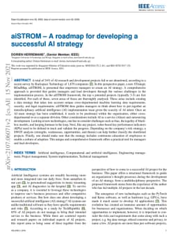 aiSTROM -- A roadmap for developing a successful AI strategy