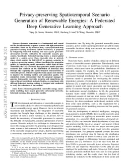 Privacy-preserving Spatiotemporal Scenario Generation of Renewable
  Energies: A Federated Deep Generative Learning Approach