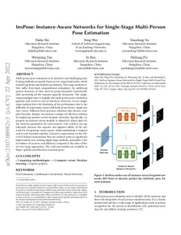 InsPose: Instance-Aware Networks for Single-Stage Multi-Person Pose
  Estimation